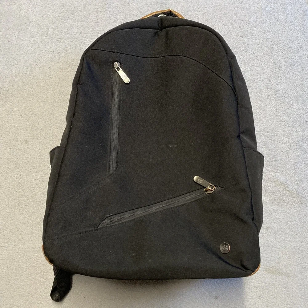 PKG‎ Backpack Black Laptop Durham Commuter Zip Pockets